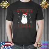 Top Penguin Lover Xmas Ugly Penguin Christmas Sweater T-shirt