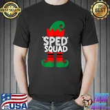 Top Sped Squad Special Ed For Cute santa Family Christmas T-Shirt