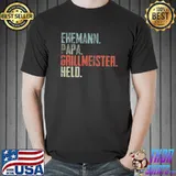 Top Vintage Ehemann Papa Grillmeister Held Shirt