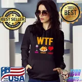 Top WTF Wine Turkey Family Shirt Funny Thanksgiving Day T-Shirt