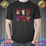 Valentines Day Dab Heart Teddy Bear Toddler Kids Boys Girls T-Shirt