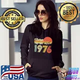 Vintage 1976 retro 46th birthday party shirt