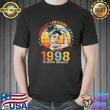 Vintage Legendary Awesome Epic Since 1998 Retro Birthday T Shirt