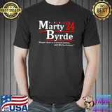 Vintage Marty-2024 Byrdes Election Mens Womens T-Shirt