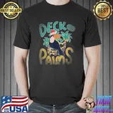 Vintage Retro Deck the Palms Toucan Christmas T-Shirt Unisex