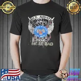 Vintage USA American Flag US Army Proud Single Dad T-Shirt