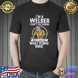 Vintage welder design funny welder meme Welding T-Shirt Unisex