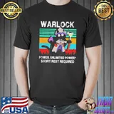 Warlock power unlimited power short rest required vintage shirt