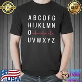 Wicked A B C D E F G H I J K L M N O Heartbeat U V W X Y Z Nurse Shirt Unisex