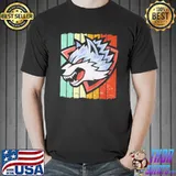 Wolf head logo shirt