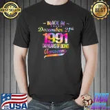 Womans Happy 30birthday to those born in 21st December 1991. T Shirt Unisex
