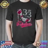 Women 33 and fabulous high heels happy 33th birthday T Shirt
