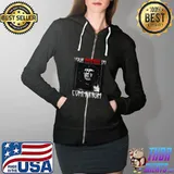 Your brain on communism (funny antI commie zombie political) Full Zip Hooded