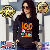 100 Days Of School First Grade School Student Pupil T-Shirt