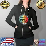 70th Birthday Absolutely Awesome Since February 1952 Vintage T-Shirt Full Zip Hooded