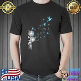 Awesome Cute Dandelion Hummingbird Bird of Paradise T-shirt