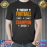 Awesome Fantasy Football Champion draft day season 2021 champ T-Shirt Unisex