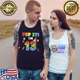 Awesome I'm 13 Years Old Pop It 13th Birthday Balloon Kids T-Shirt Tank Top