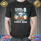 Awesome Level 8 unlocked awesome since 2014 Unisex