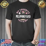 Awesome My Favorite Mellophone Player Calls Me Mom Mother's Day Premium T-Shirt Unisex