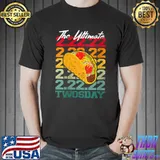 Awesome Retro Twosday The Ultimate Taco Twosday Tuesday 2-22-22 T-Shirt Unisex
