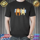 Awesome Sleepy Sloth And Bunny Rabbit Cute Sleep Sleeping Buddies Premium T-Shirt Unisex