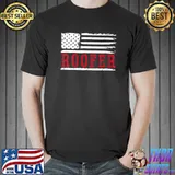 Awesome USA Flag American Roofer Roof Mechanic Roofing Contractor T-shirt