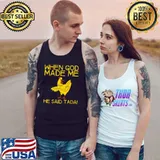 Awesome When God Made Me, He Said Tada --- Premium T-Shirt Tank Top