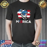 Best Abraham Lincoln Merica Flag American Flag Old Glory USA T-Shirt