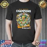 Best Green Bay Packers Team NFC North Champions Go Pack Go Signatures Shirt Unisex