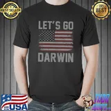 Best Let's Go Darwin US America Flag Lets Go Darwin T-shirt