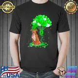 Best Lucky Balloon Brown Pitbull Terrier Hearts Valentine’s Day Shirt Unisex