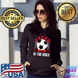 Best Mens Proud Dad Of The Girls Soccer Player Dad T-Shirt