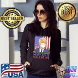 Best Merry 4th Of Valentine Joe Biden Valentines Day 2022 T-Shirt
