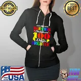 Best My High School Students Are 100 Days Brighter Shirt Full Zip Hooded
