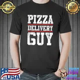 Best Pizza delivery guy matching pizza costume for men T Shirt