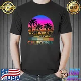 Best Retro Beach Tropical Californian Summer CA California T-Shirt Unisex