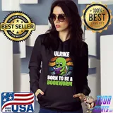 Best Ulrike - Born To Be A Bookworm - Personalized T-Shirt
