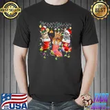 Cat in Christmas sock T-Shirt Unisex