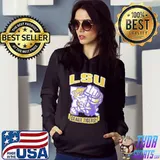 Champion Lsu Tigers Youth Purple Strong Mascot Unisex T-Shirt