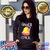 Cute Gamer Chick Video Gaming T-Shirt