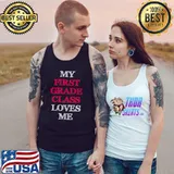 Funny 1st First Grade Class Teacher Valentines Day T-Shirt Tank Top