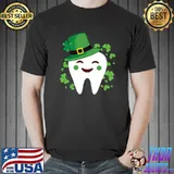 Funny Cute Tooth Hat Dental Assistant St Patricks Day Clover T- Unisex
