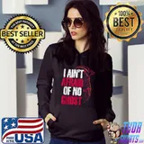 Funny I Aint Afraid Of No Ghost Vintage Gift T Shirt