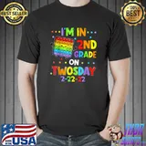 Funny I'm 2nd Grade On Twosday 02222022 Tuesday February 2nd T-Shirt Unisex