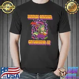 Funny Mardi-Gras Mardi Grawr T-Rex Dinosaur Crushing-It Drummer T-Shirt Unisex