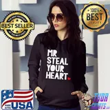 Funny Mr. steal your heart Valentines day shirt