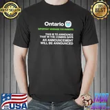 Funny Ontario this is to announce that in the coming days Unisex