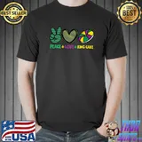 Funny Peace Love King Cake Funny Mardi Gras King Cake Premium T-Shirt