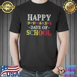 Happy 100 Days Of School Math Formula 100th Day Teacher T-Shirt Unisex